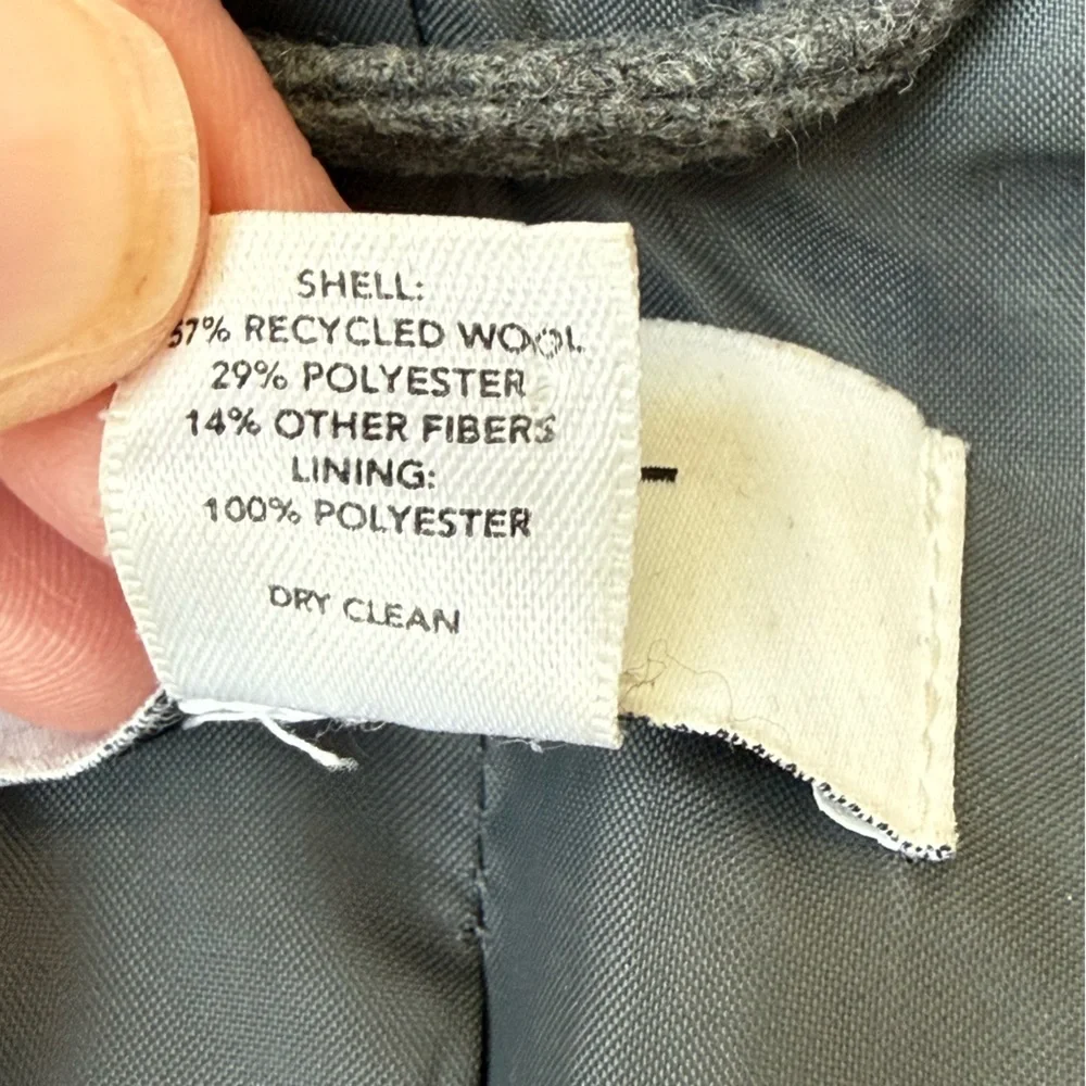 Ann Taylor Loft grey wool peacoat